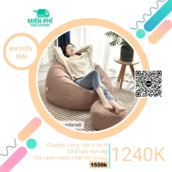 Trọn bộ Gối lười giá rẻ TPHCM - Mẫu hạt xốp giọt nước GLN012