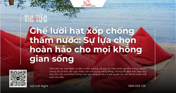 ghe luoi hat xop chong tham nuoc