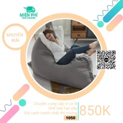 Ghế lười hình chữ nhật thư giãn cho gia đình GLCN065